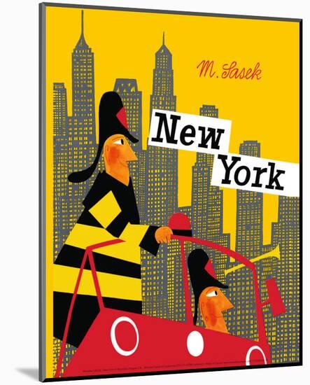 New York-Miroslav Sasek-Mounted Art Print