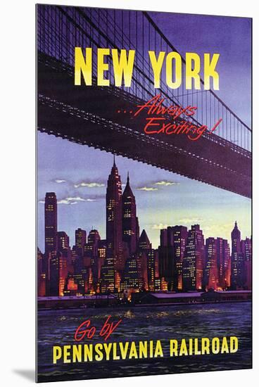 New York-null-Mounted Art Print