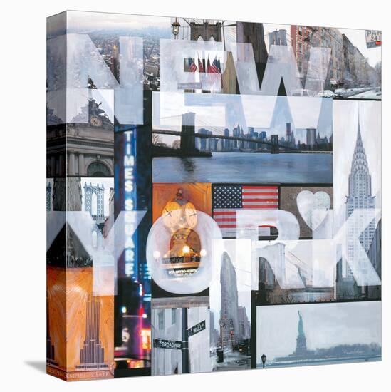 New York-Renate Holzner-Stretched Canvas