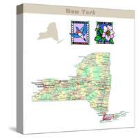 New York-IndianSummer-Stretched Canvas