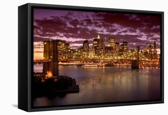 New York-dellm60-Framed Stretched Canvas