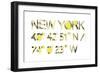 New York-Whoartnow-Framed Giclee Print