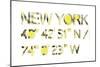 New York-Whoartnow-Mounted Giclee Print