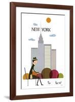 New York-Tomas Design-Framed Art Print