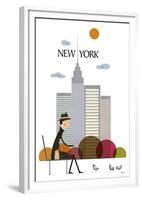 New York-Tomas Design-Framed Art Print