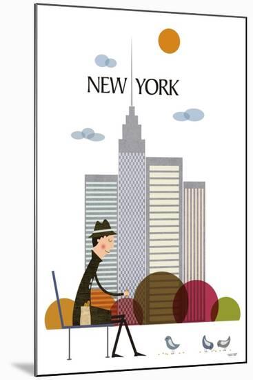 New York-Tomas Design-Mounted Art Print
