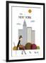 New York-Tomas Design-Framed Art Print