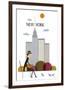 New York-Tomas Design-Framed Art Print