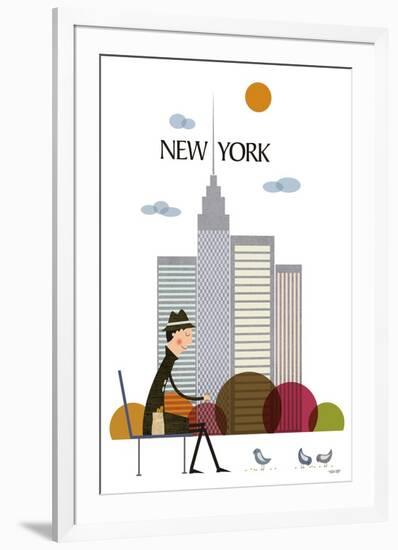 New York-Tomas Design-Framed Art Print