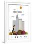 New York-Tomas Design-Framed Art Print