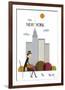 New York-Tomas Design-Framed Art Print