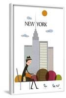 New York-Tomas Design-Framed Art Print