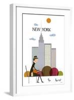 New York-Tomas Design-Framed Art Print