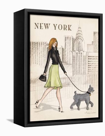 New York-Andrea Laliberte-Framed Stretched Canvas