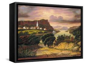 New York-Thomas Chambers-Framed Stretched Canvas