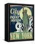 New York-null-Framed Stretched Canvas