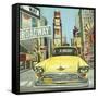 New York-Randy Hibberd-Framed Stretched Canvas