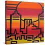 New York-Abstract Graffiti-Stretched Canvas