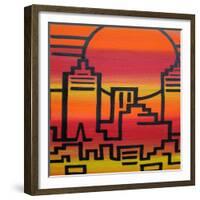 New York-Abstract Graffiti-Framed Giclee Print