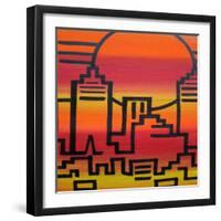 New York-Abstract Graffiti-Framed Giclee Print