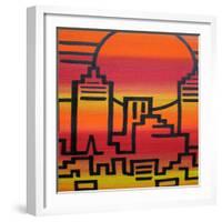 New York-Abstract Graffiti-Framed Giclee Print