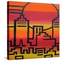 New York-Abstract Graffiti-Stretched Canvas