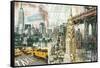 New York-Tyler Burke-Framed Stretched Canvas