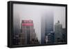 New Yorker Building in Fog NYC-null-Framed Poster