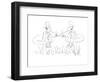 New Yorker Cartoon-Arnie Levin-Framed Premium Giclee Print