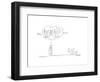 New Yorker Cartoon-Saul Steinberg-Framed Premium Giclee Print