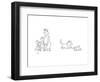 New Yorker Cartoon-Saul Steinberg-Framed Premium Giclee Print