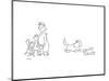 New Yorker Cartoon-Saul Steinberg-Mounted Premium Giclee Print