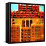 New Yorker, New York-Tosh-Framed Stretched Canvas