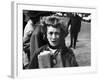 New Yorker Reacting in Shock to News of Assassination of President John F. Kennedy-Stan Wayman-Framed Photographic Print