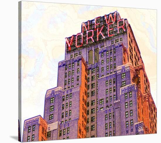 New Yorker-Richard James-Stretched Canvas