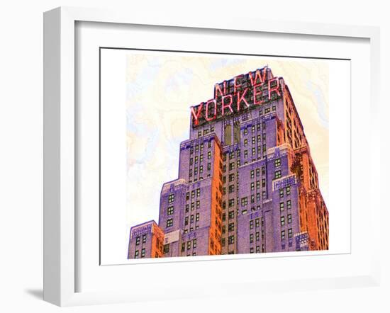 New Yorker-Richard James-Framed Art Print