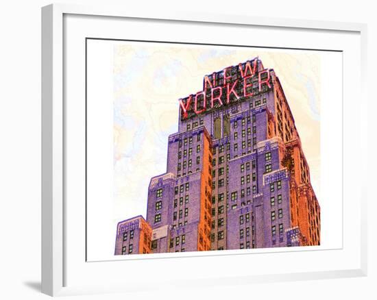 New Yorker-Richard James-Framed Art Print