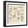 New Yourk-vector pro-Framed Art Print