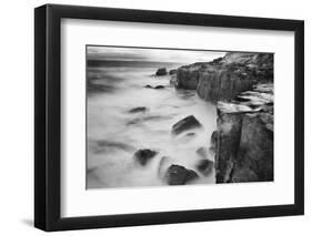 New Zealand, Asia, Catlins National Forest, Curio Bay, Surf-John Ford-Framed Photographic Print