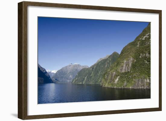 New Zealand, Fiordland National Park, Milford Sound, known as Piopiotahi-Cindy Miller Hopkins-Framed Photographic Print