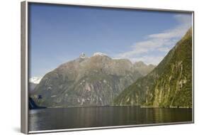 New Zealand, Fiordland National Park, Milford Sound, known as Piopiotahi-Cindy Miller Hopkins-Framed Photographic Print