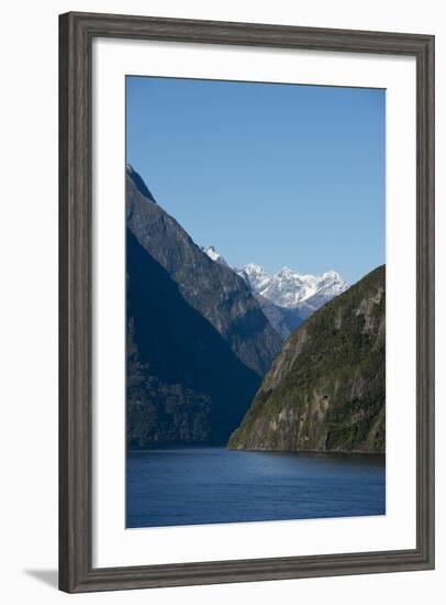 New Zealand, Fiordland National Park, Milford Sound, known as Piopiotahi-Cindy Miller Hopkins-Framed Photographic Print