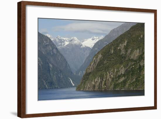 New Zealand, Fiordland National Park, Milford Sound. Scenic Fjord-Cindy Miller Hopkins-Framed Photographic Print