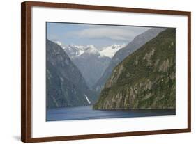 New Zealand, Fiordland National Park, Milford Sound. Scenic Fjord-Cindy Miller Hopkins-Framed Photographic Print