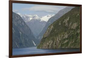 New Zealand, Fiordland National Park, Milford Sound. Scenic Fjord-Cindy Miller Hopkins-Framed Photographic Print