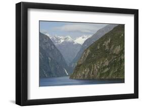 New Zealand, Fiordland National Park, Milford Sound. Scenic Fjord-Cindy Miller Hopkins-Framed Photographic Print