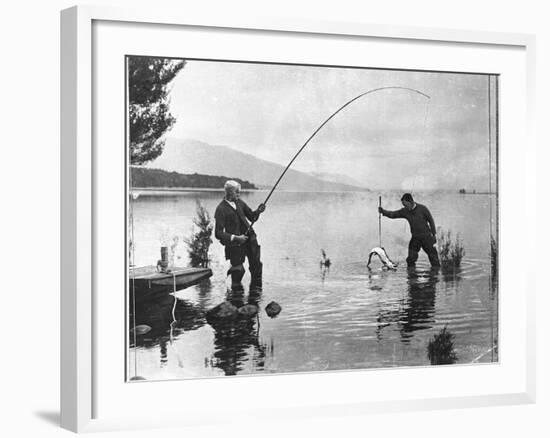 New Zealand Fishermen-null-Framed Photographic Print