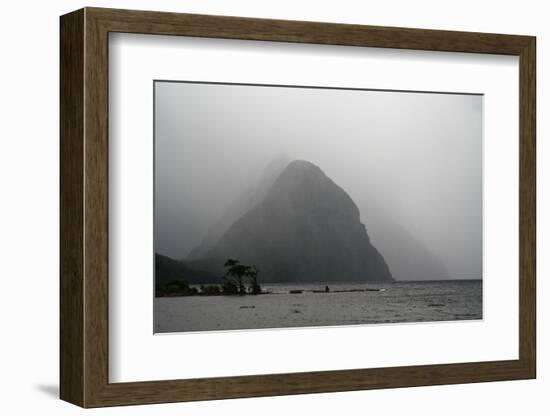 New Zealand, Fjordland National Park, Milford Sound, Mitre Peak-Catharina Lux-Framed Photographic Print