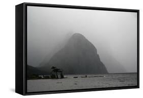 New Zealand, Fjordland National Park, Milford Sound, Mitre Peak-Catharina Lux-Framed Stretched Canvas