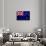 New Zealand Flag Design with Wood Patterning - Flags of the World Series-Philippe Hugonnard-Art Print displayed on a wall